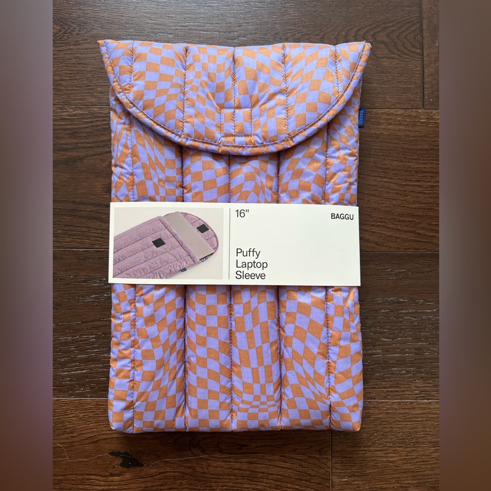 Baggu Laptop Sleeve 16” - Trippy Checker
